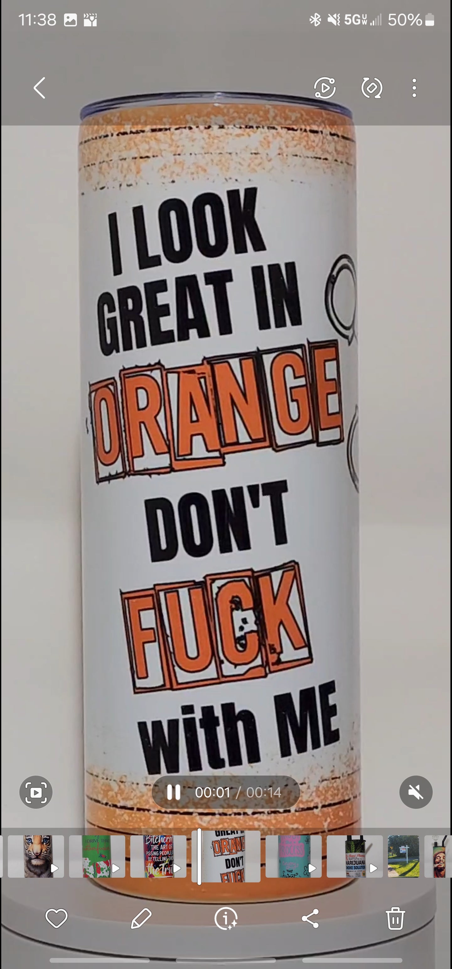 I look great in orange