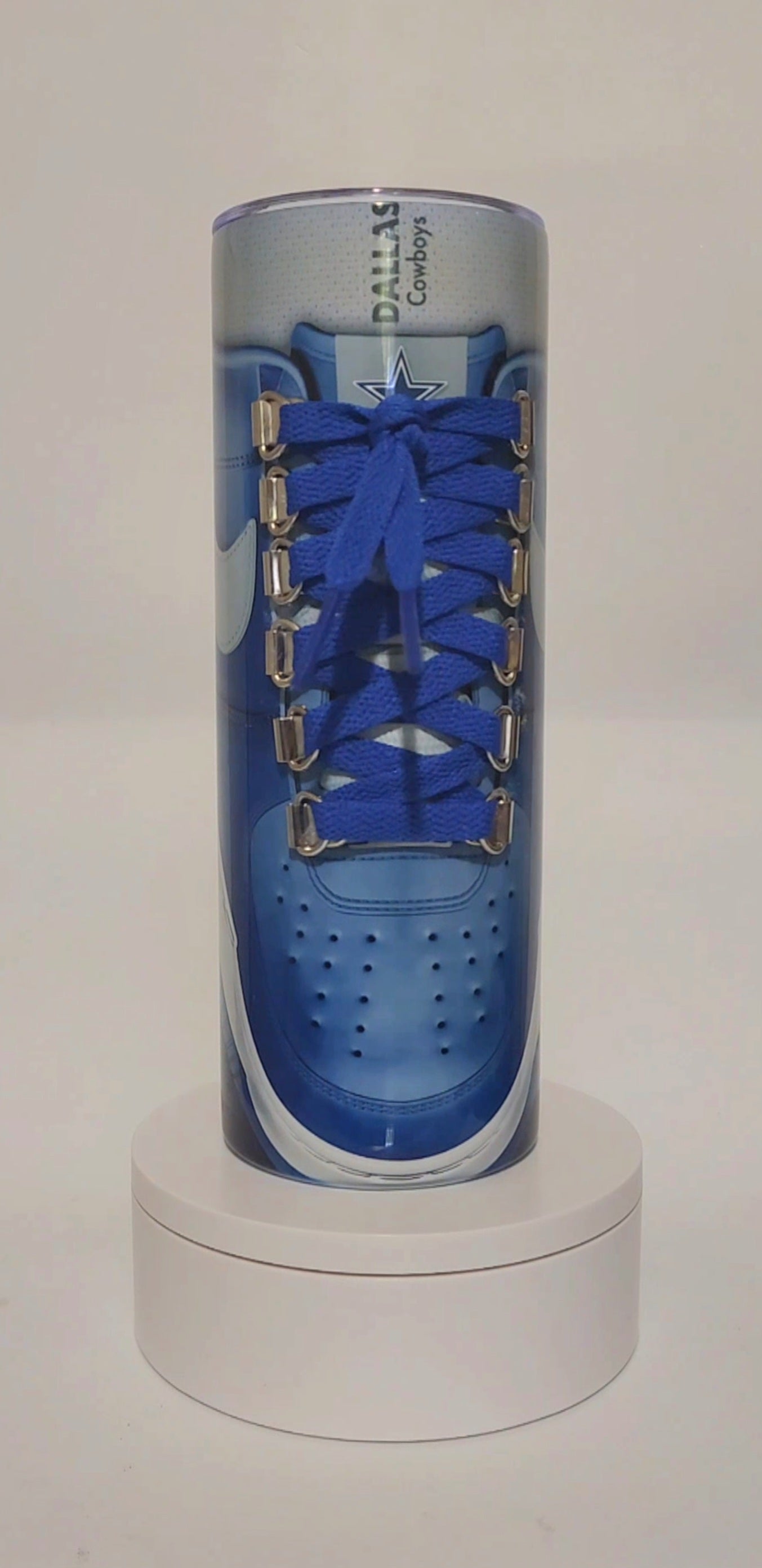Dallas Cowboys shoe tumbler