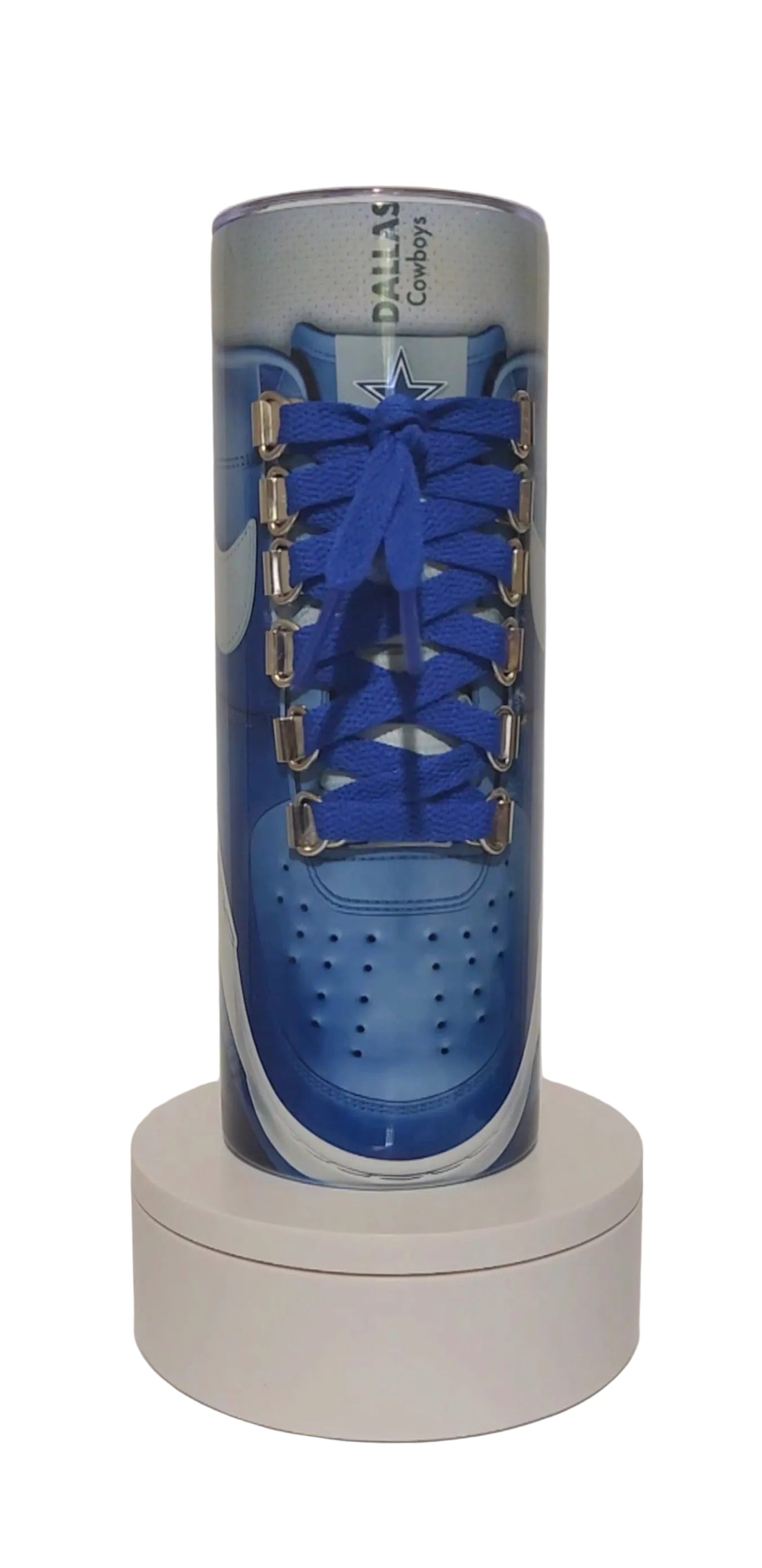 Dallas Cowboys shoe tumbler