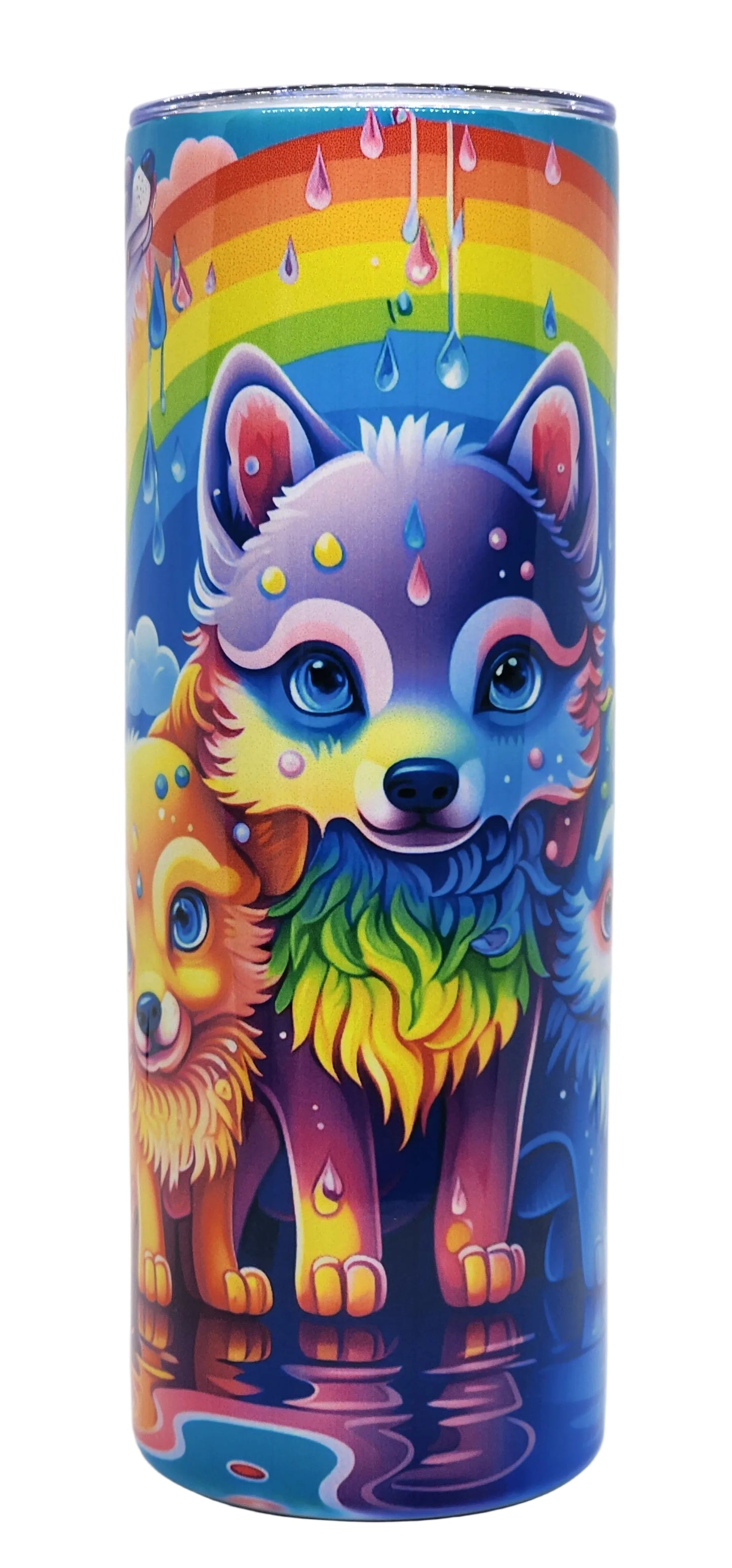 Colorful Wolves