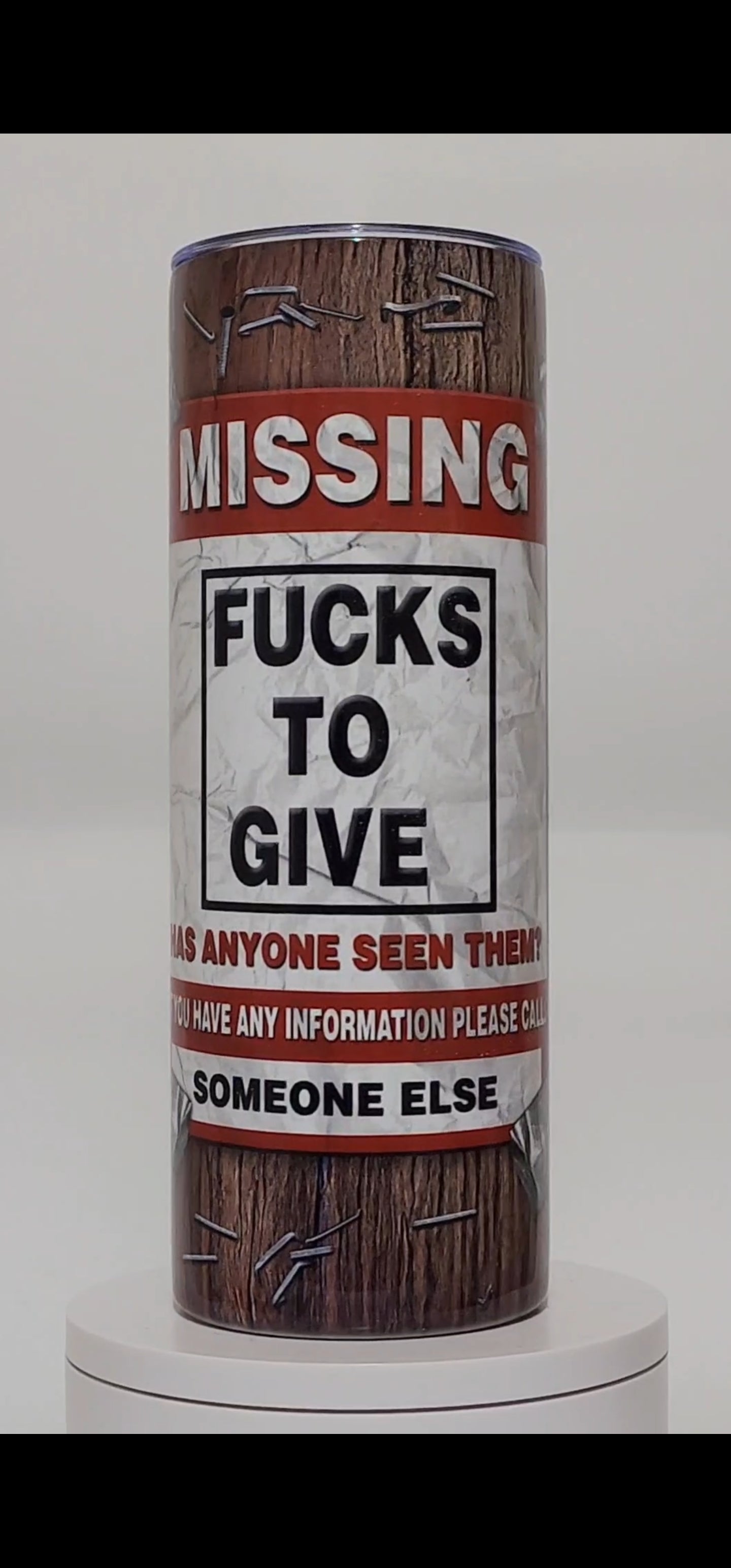 Missing Fucks to Give